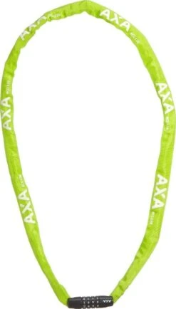 AXA Rigid Kettingslot 120cm -BONTRAGER Verkoopwinkel axa rigid kettingslot groen1