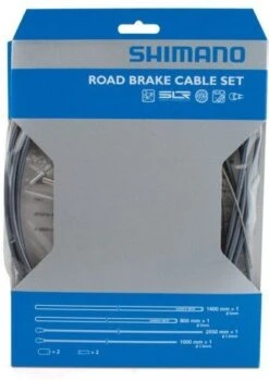 Shimano Rem Kabelset Race Sil-Tec Coating -BONTRAGER Verkoopwinkel shimano road brake kabelset grijs