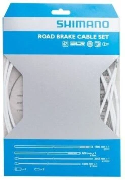 Shimano Rem Kabelset Race Sil-Tec Coating -BONTRAGER Verkoopwinkel shimano road brake kabelset wit