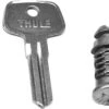 Thule Cylinder And Steel Key N220 -BONTRAGER Verkoopwinkel thule lock barrel with matching key key number 201 10357843 1
