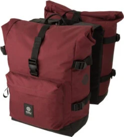 Agu Urban Trend H2O Dubbele Fietstassen -BONTRAGER Verkoopwinkel urban trend dubbele fietstas h20 roll top rood